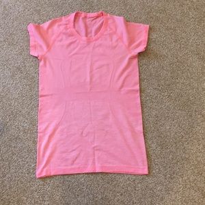 Lululemon Run Swiftly t shirt Light Pink